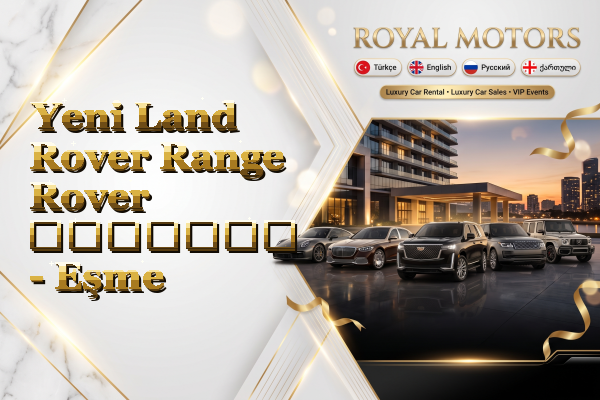 Yeni Land Rover Range Rover გაყიდვა - Eşme
