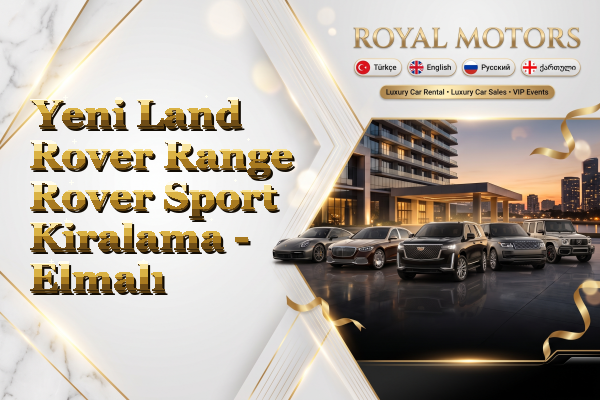 Yeni Land Rover Range Rover Sport Kiralama - Elmalı