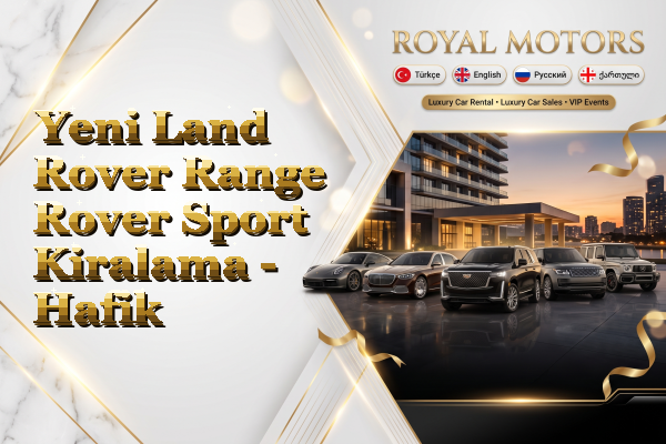 Yeni Land Rover Range Rover Sport Kiralama - Hafik