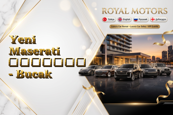 Yeni Maserati გაყიდვა - Bucak