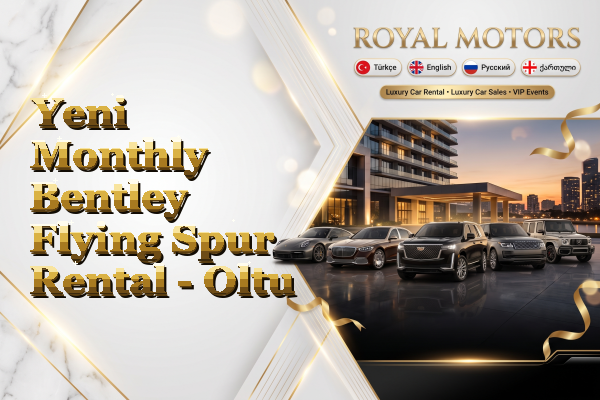 Yeni Monthly Bentley Flying Spur Rental - Oltu