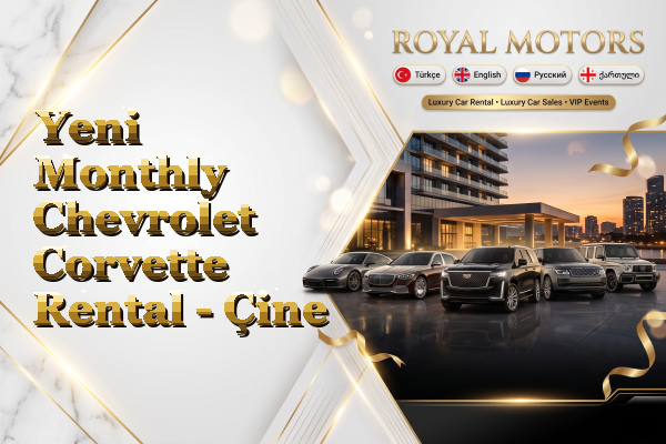 Yeni Monthly Chevrolet Corvette Rental - Çine