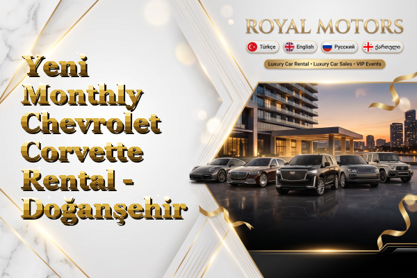 Yeni Monthly Chevrolet Corvette Rental - Doğanşehir