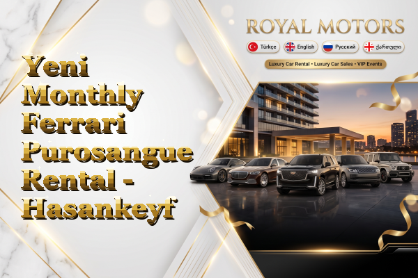 Yeni Monthly Ferrari Purosangue Rental - Hasankeyf