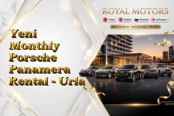 Yeni Monthly Porsche Panamera Rental - Urla