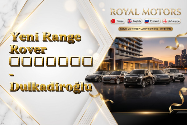 Yeni Range Rover გაყიდვა - Dulkadiroğlu