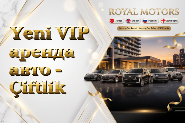 Yeni VIP аренда авто - Çiftlik