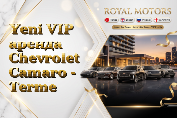 Yeni VIP аренда Chevrolet Camaro - Terme