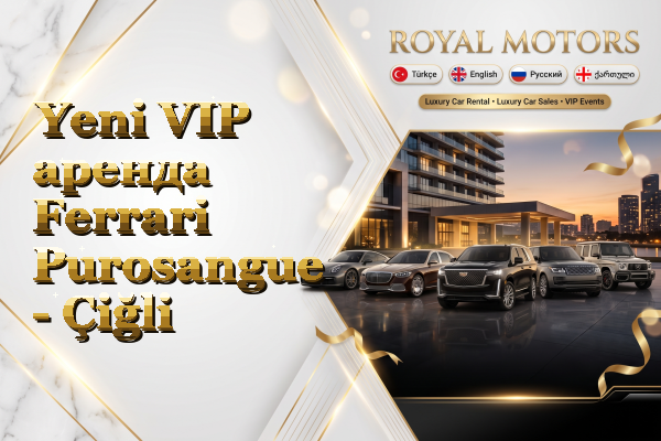 Yeni VIP аренда Ferrari Purosangue - Çiğli