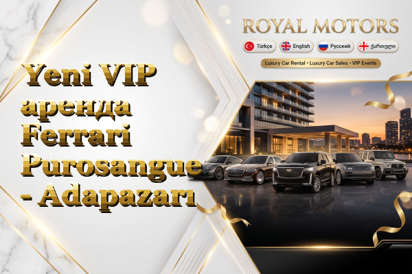 Yeni VIP аренда Ferrari Purosangue - Adapazarı