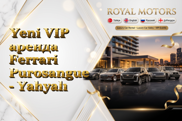 Yeni VIP аренда Ferrari Purosangue - Yahyalı