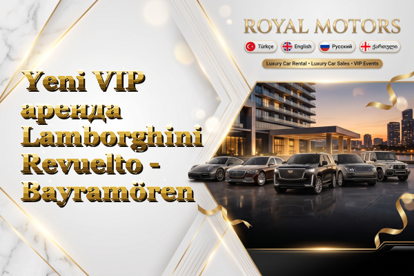 Yeni VIP аренда Lamborghini Revuelto - Bayramören