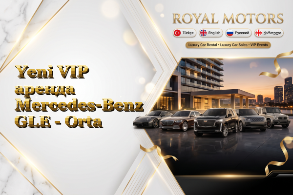 Yeni VIP аренда Mercedes-Benz GLE - Orta