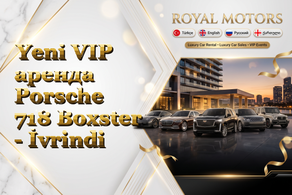 Yeni VIP аренда Porsche 718 Boxster - İvrindi