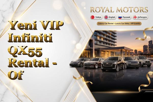 Yeni VIP Infiniti QX55 Rental - Of