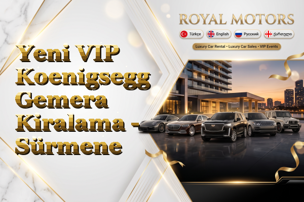 Yeni VIP Koenigsegg Gemera Kiralama - Sürmene