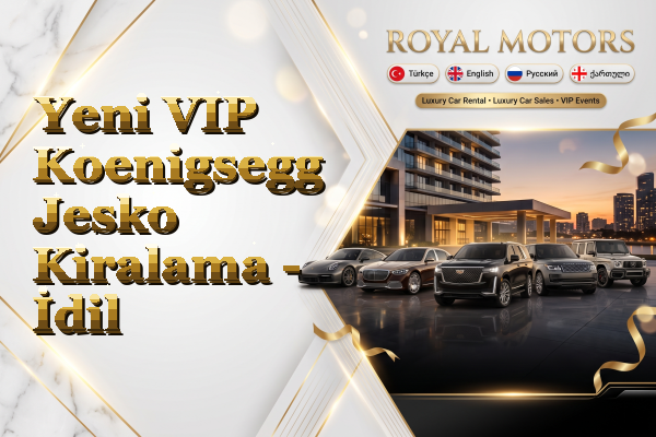 Yeni VIP Koenigsegg Jesko Kiralama - İdil