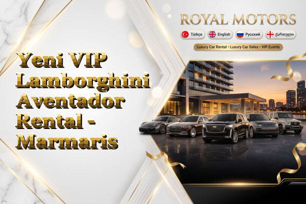 Yeni VIP Lamborghini Aventador Rental - Marmaris