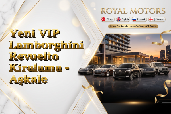 Yeni VIP Lamborghini Revuelto Kiralama - Aşkale
