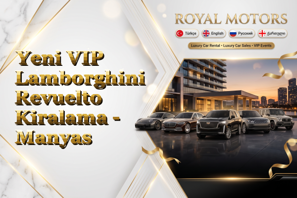 Yeni VIP Lamborghini Revuelto Kiralama - Manyas