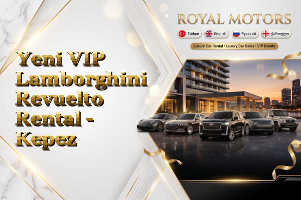 Yeni VIP Lamborghini Revuelto Rental - Kepez