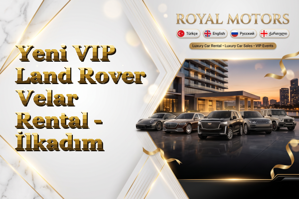 Yeni VIP Land Rover Velar Rental - İlkadım