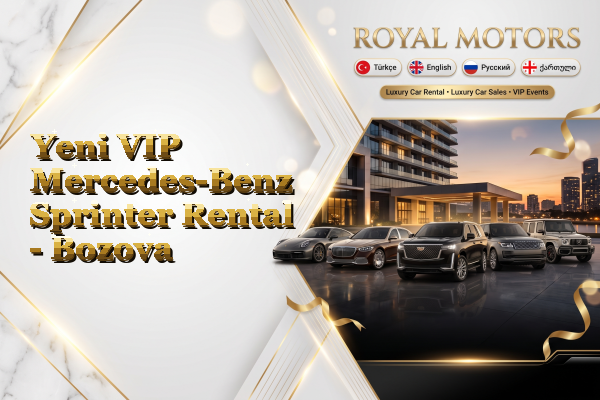 Yeni VIP Mercedes-Benz Sprinter Rental - Bozova