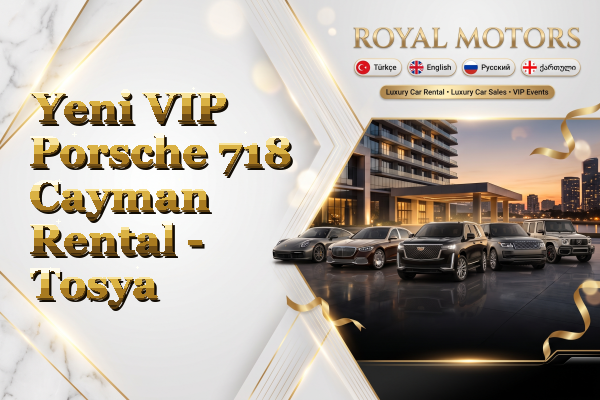 Yeni VIP Porsche 718 Cayman Rental - Tosya
