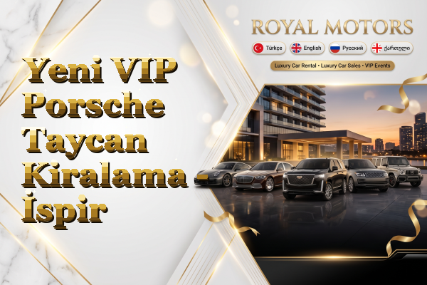 Yeni VIP Porsche Taycan Kiralama - İspir