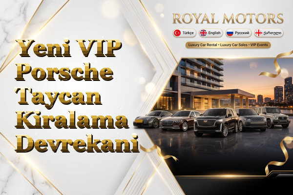 Yeni VIP Porsche Taycan Kiralama - Devrekani