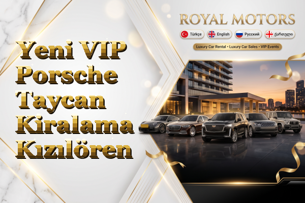 Yeni VIP Porsche Taycan Kiralama - Kızılören