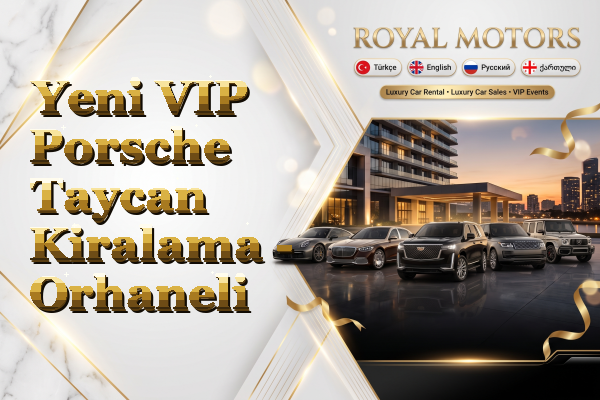 Yeni VIP Porsche Taycan Kiralama - Orhaneli