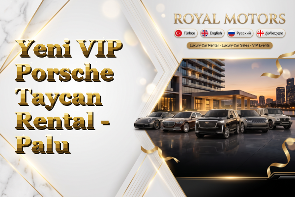 Yeni VIP Porsche Taycan Rental - Palu