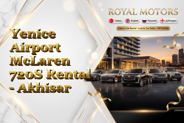 Yenice Airport McLaren 720S Rental - Akhisar