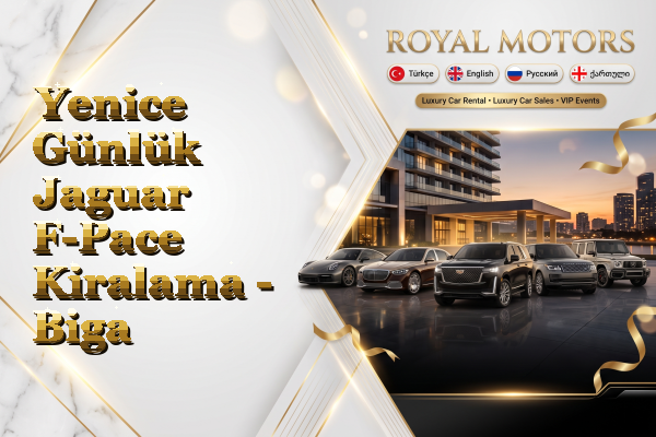 Yenice Günlük Jaguar F-Pace Kiralama - Biga