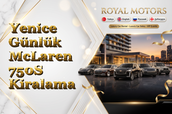 Yenice Günlük McLaren 750S Kiralama