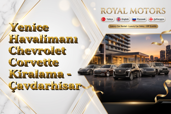 Yenice Havalimanı Chevrolet Corvette Kiralama - Çavdarhisar