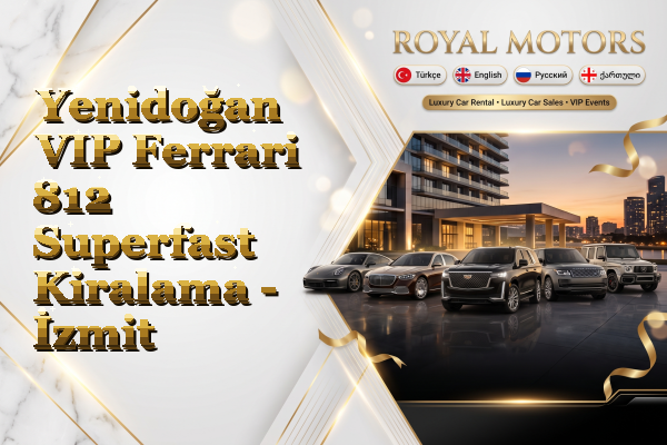 Yenidoğan VIP Ferrari 812 Superfast Kiralama - İzmit