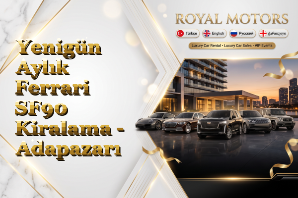 Yenigün Aylık Ferrari SF90 Kiralama - Adapazarı