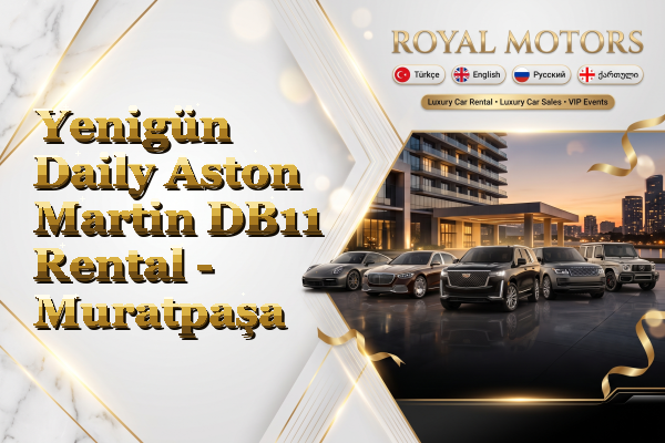 Yenigün Daily Aston Martin DB11 Rental - Muratpaşa