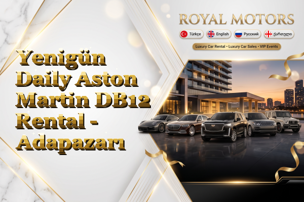 Yenigün Daily Aston Martin DB12 Rental - Adapazarı