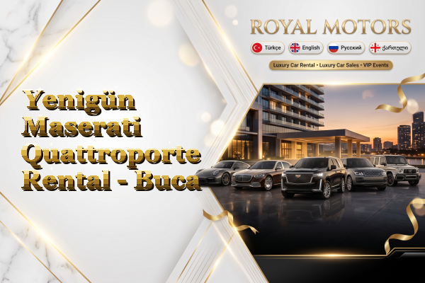 Yenigün Maserati Quattroporte Rental - Buca