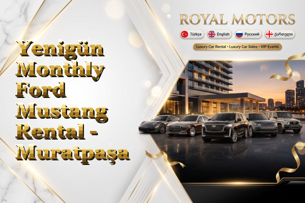 Yenigün Monthly Ford Mustang Rental - Muratpaşa