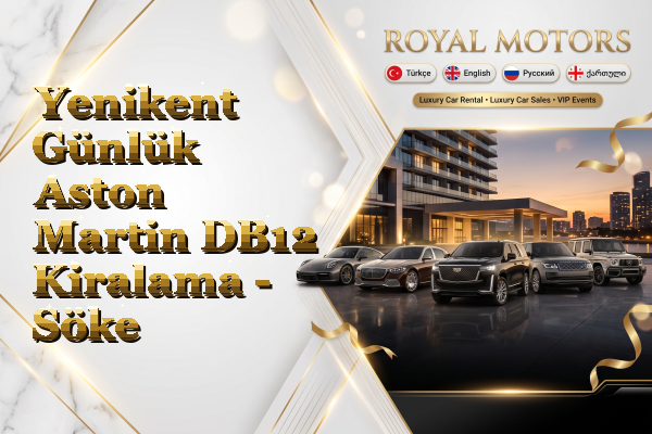 Yenikent Günlük Aston Martin DB12 Kiralama - Söke