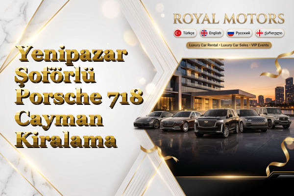 Yenipazar Şoförlü Porsche 718 Cayman Kiralama