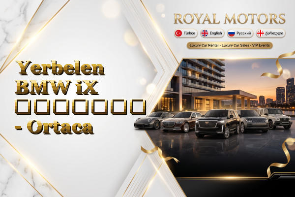 Yerbelen BMW iX გაყიდვა - Ortaca