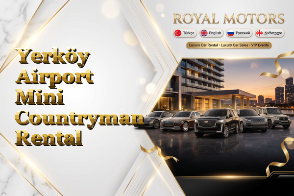 Yerköy Airport Mini Countryman Rental