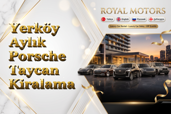 Yerköy Aylık Porsche Taycan Kiralama