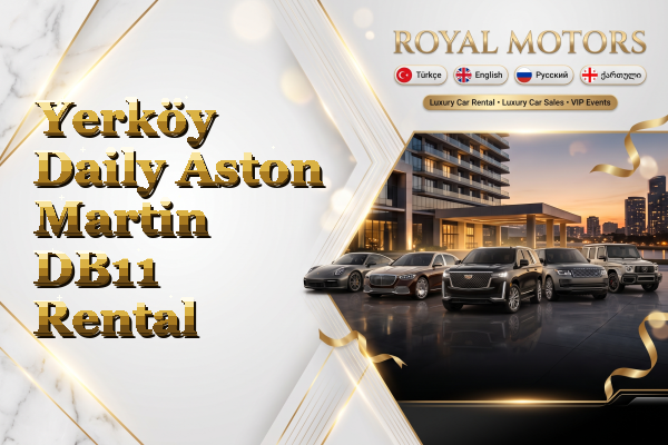Yerköy Daily Aston Martin DB11 Rental