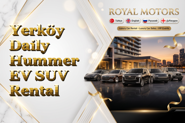 Yerköy Daily Hummer EV SUV Rental